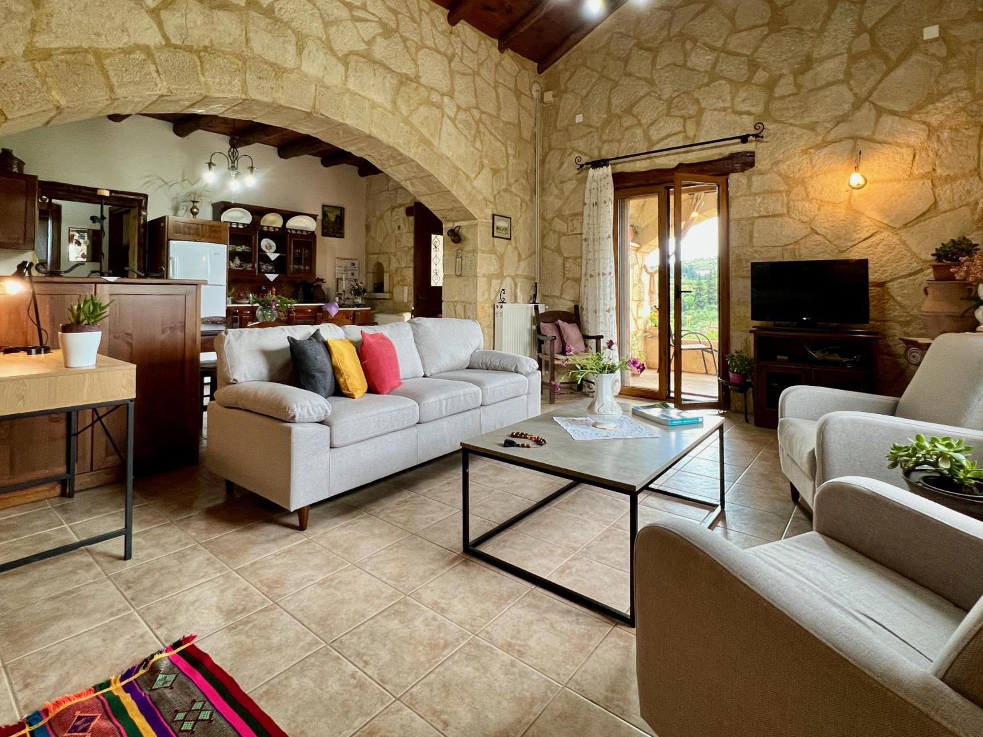 Villa Toula With Pool Nr Armeni Crete Makhairoi Экстерьер фото
